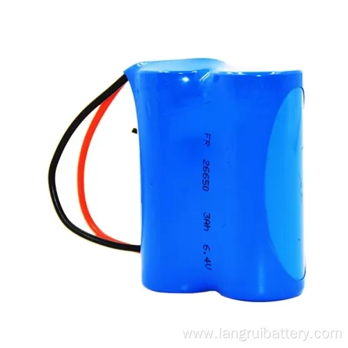 6.4V 3000 mAh Rechargeable Lithium Ion Battery